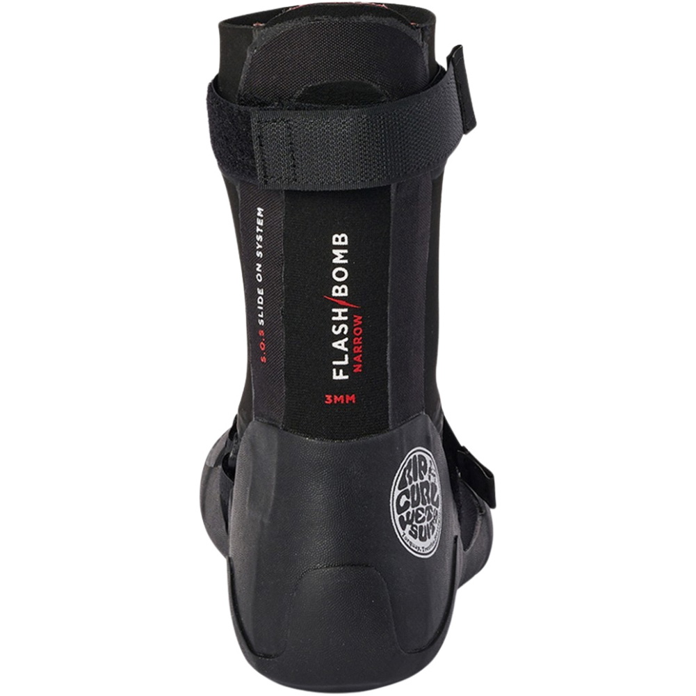 2026 Rip Curl Flashbomb 3mm Split Toe Wetsuit Boot 116msa - Schwarz